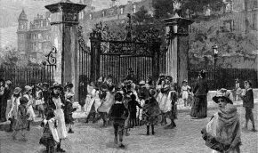 2-Children-at-IT-Garden-Gate-ILN-1889_0