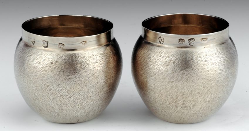 Charles II Silver-Gilt Tumbler Cups, 1671 or 1673.