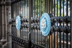 South East Garden Gates onto the Embankment