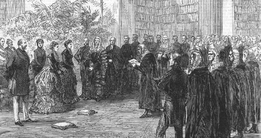 Princess-Louise-and-Prince-Christian-received-in-the-new-Library-Illus-London-News-21-May-1870
