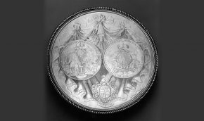 Britannia silver-gilt tazza, 1720