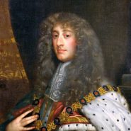 Portrait of James II (1633-1701) in Garter Robes (oil on canvas)