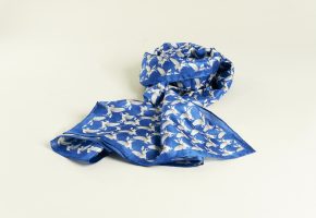 Patterned Silk Scarf