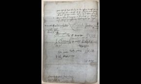 Signature’s of Edward’s Privy Council supporting the ‘devise’ – Inner Temple Library [Petyt MS 538 vol.47 f.316]