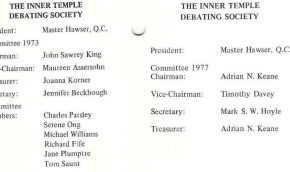 1973-77 committee adjusted