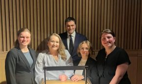 Team 2024 – Jesler van Houdt, Mollie Heywood, Alex Jamal, Colette Russell and Abbi Robinson – Show Debate 2024