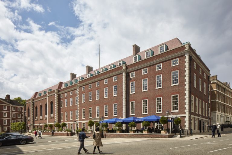 Inner Temple Treasury Building from the car park