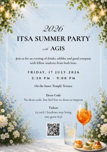 Flyer for the ITSA summer party