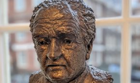 bronze bust of Lord Mackay of Clashfern ref 00258