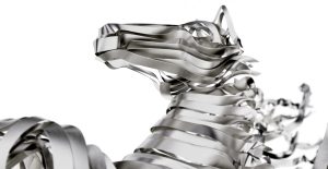 Inner Temple steel Pegasus, head