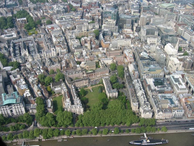 The Temple from the air