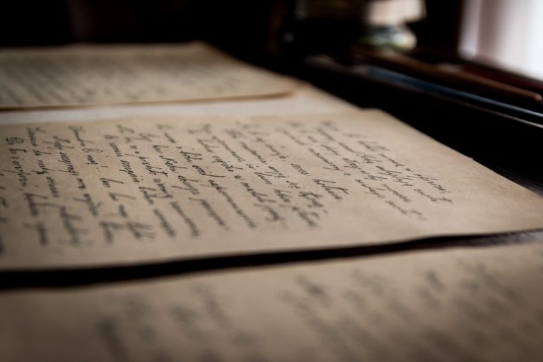 Archive calligraphy